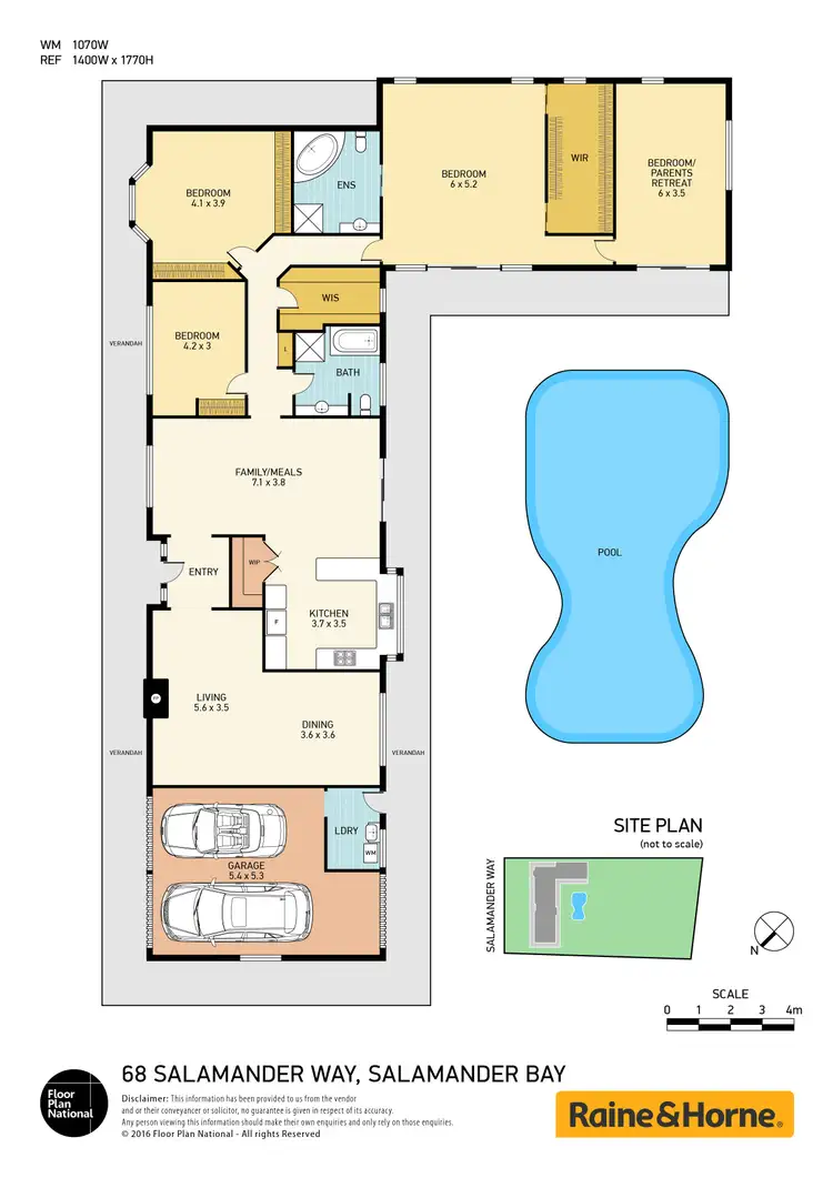 Floorplan of Homely house listing, 68 Salamander Way, Salamander Bay NSW 2317