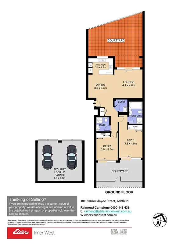 Floorplan of Homely unit listing, 30/18 Knocklayde Street, Ashfield NSW 2131