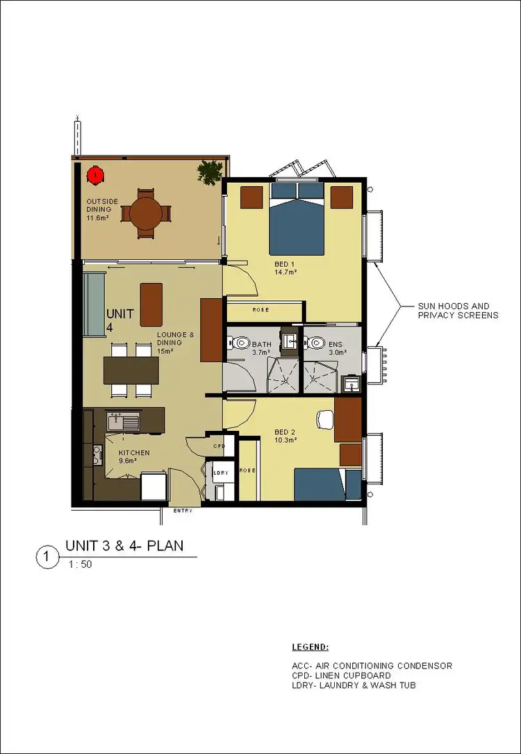 Floorplan of Homely unit listing, 3/ 23 Bebbington Street, Zillmere QLD 4034