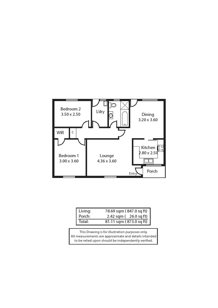 Floorplan of Homely house listing, 60 Jarvis Avenue, Murray Bridge SA 5253