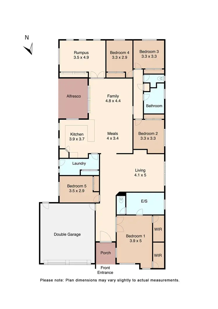 Floorplan of Homely house listing, 195 Cuthberts Road, Alfredton VIC 3350