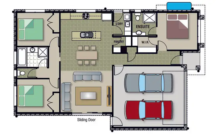 Floorplan of Homely house listing, 4 Holgate Road, Lucas VIC 3350