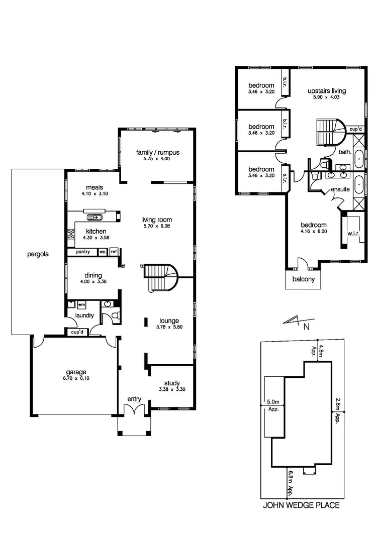 Floorplan of Homely house listing, 2 John Wedge Place, Seabrook VIC 3028