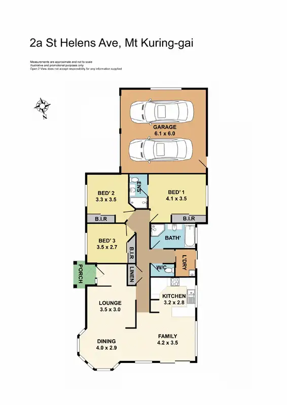 Floorplan of Homely house listing, 2a St Helens Ave, Mount Kuring-gai NSW 2080