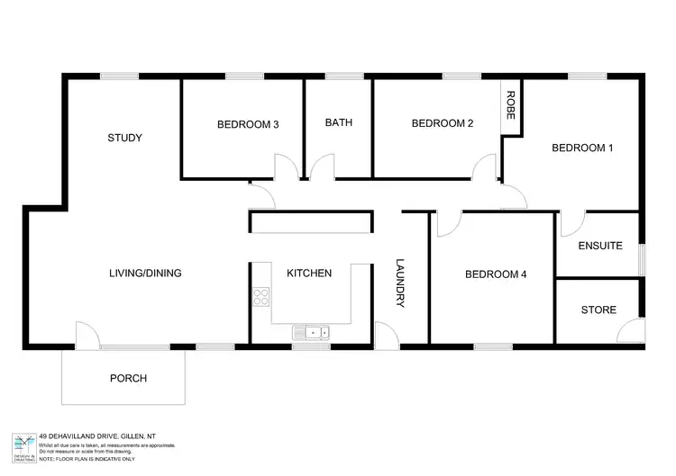 Floorplan of Homely house listing, 49 DE HAVILLAND DRIVE, Araluen NT 870