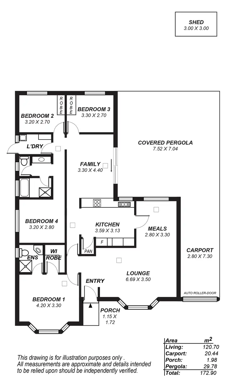 Floorplan of Homely house listing, 1 Blackwood Drive, Craigmore SA 5114