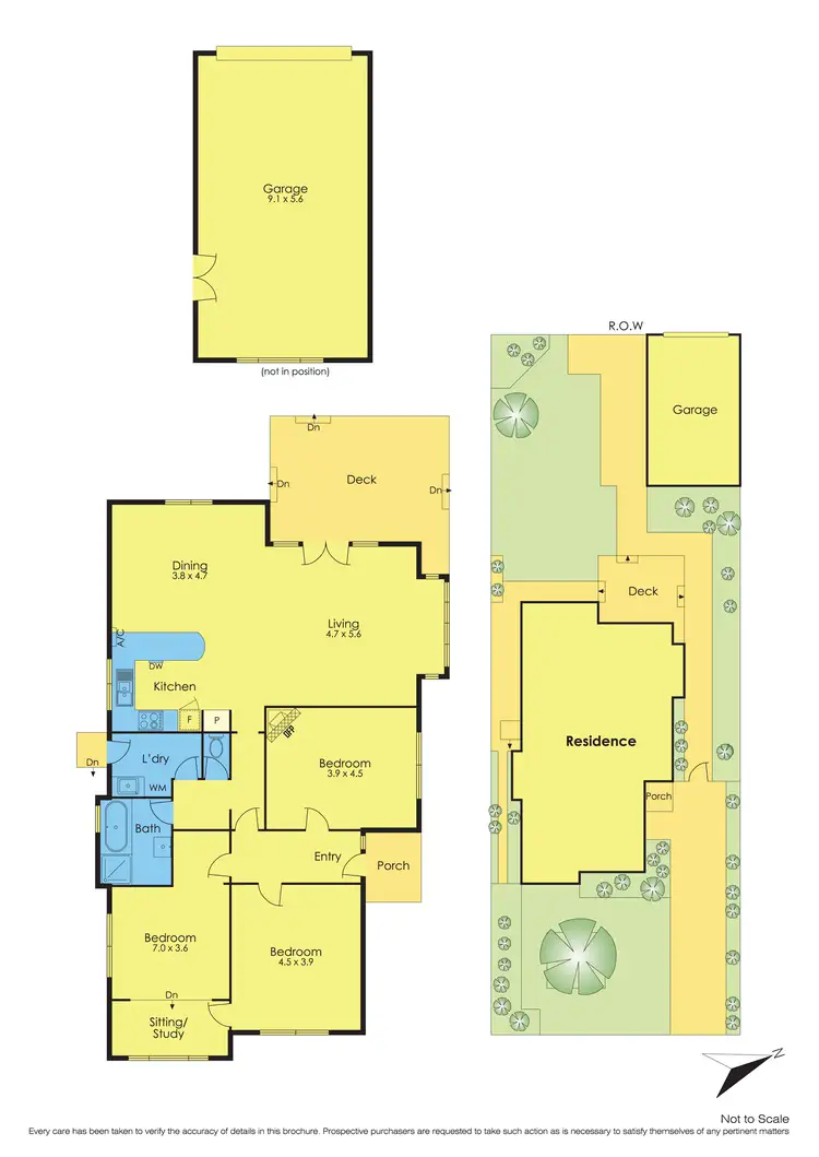 Floorplan of Homely house listing, 93 Hannan Street, Williamstown VIC 3016
