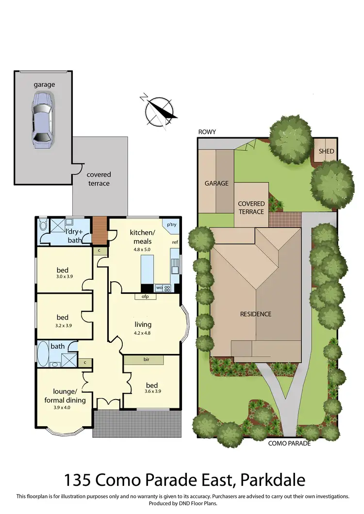 Floorplan of Homely house listing, 135 Como Parade East, Parkdale VIC 3195