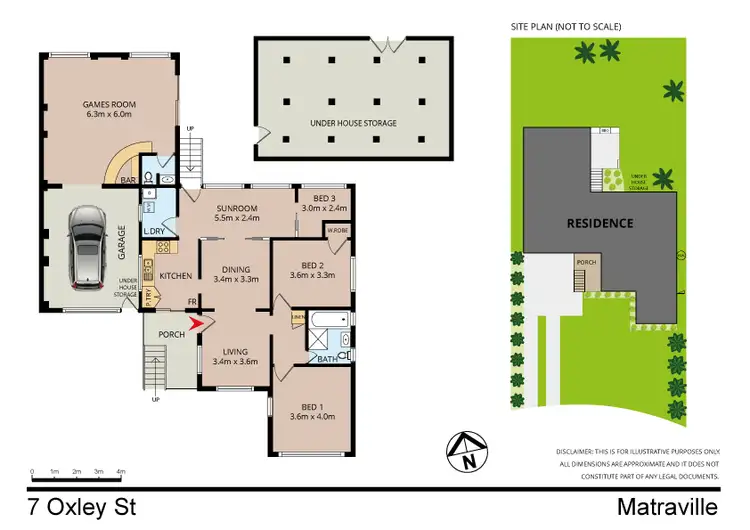 Floorplan of Homely house listing, 7 Oxley Street, Matraville NSW 2036