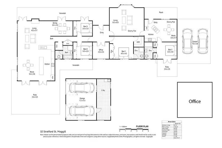 Floorplan of Homely house listing, 32 STRATFORD STREET, Moggill QLD 4070