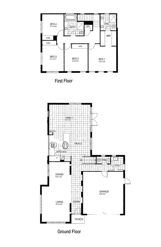 Floorplan of Homely house listing, 20 St Georges Crescent, Heatherton VIC 3202