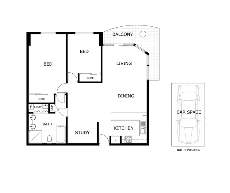 Floorplan of Homely apartment listing, 172/538 Little Lonsdale Street, Melbourne VIC 3000
