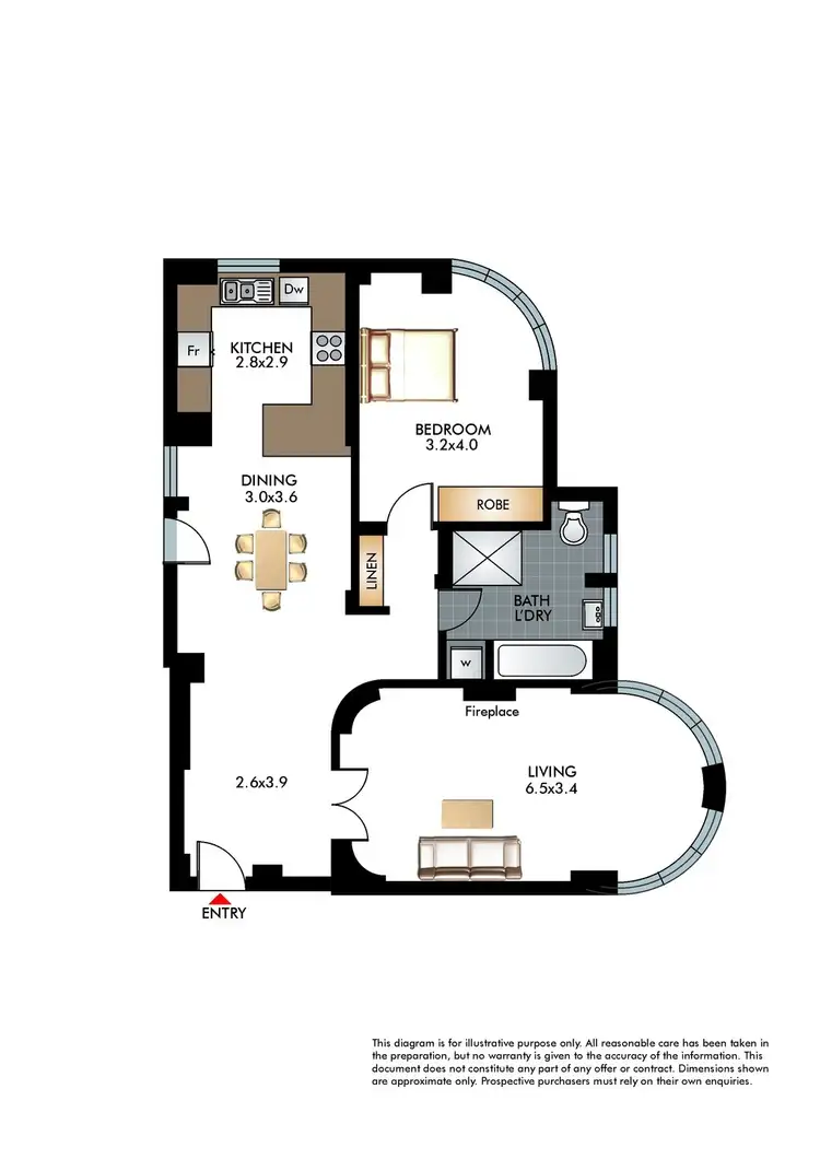 Floorplan of Homely apartment listing, 4/282 New South Head Road, Double Bay NSW 2028