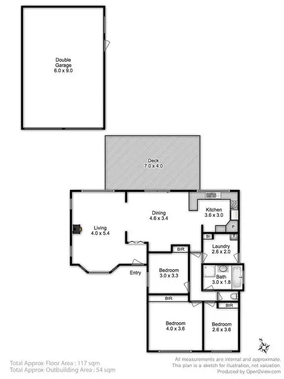Floorplan of Homely house listing, 4 Elise Drive, Dodges Ferry TAS 7173