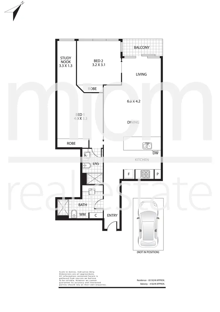 Floorplan of Homely apartment listing, 1605/151 City Road, Southbank VIC 3006