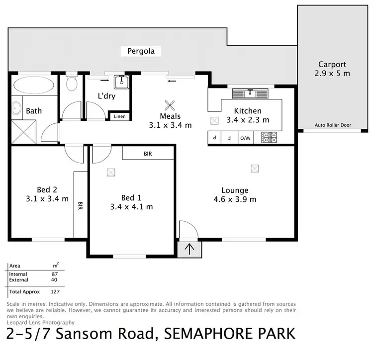 Floorplan of Homely house listing, 2/5-7 Sansom Road, Semaphore Park SA 5019