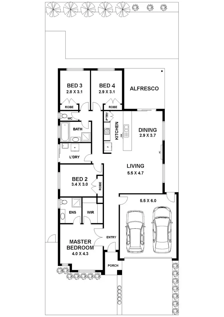 Floorplan of Homely house listing, 68 Moor Park Drive, Craigieburn VIC 3064