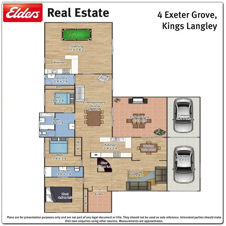 Floorplan of Homely house listing, 4 Exeter Grove, Kings Langley NSW 2147