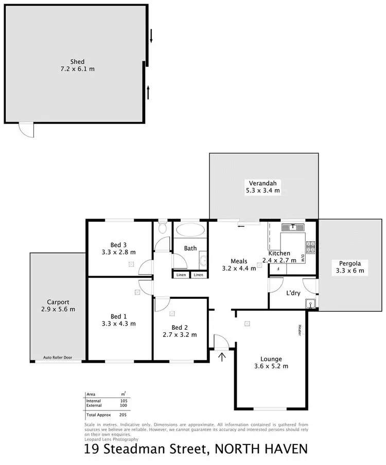 Floorplan of Homely house listing, 19 Steadman Street, North Haven SA 5018