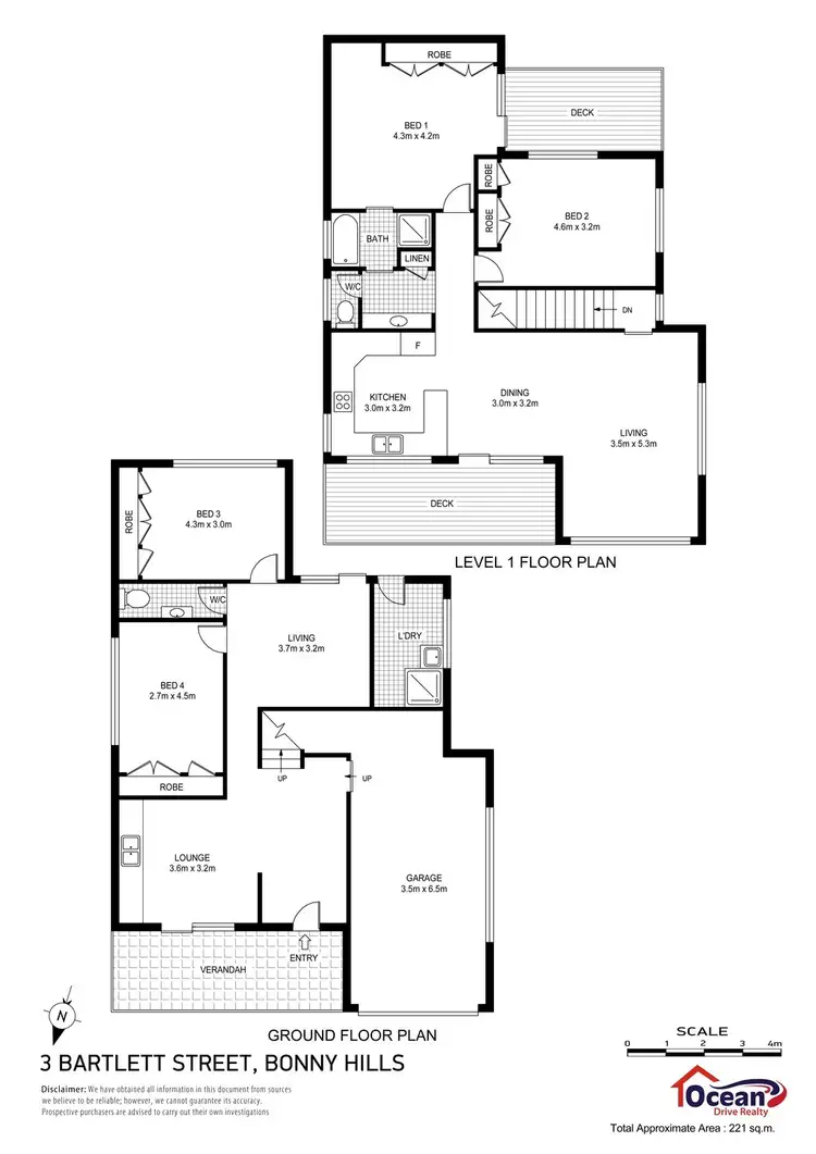 Floorplan of Homely house listing, 3 Bartlett Street, Bonny Hills NSW 2445