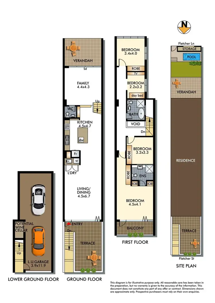 Floorplan of Homely house listing, 10 Fletcher Street, Woollahra NSW 2025