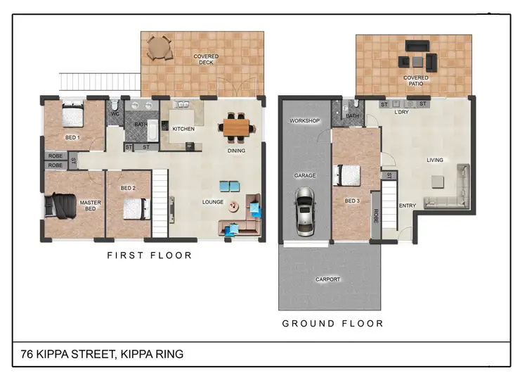 Floorplan of Homely house listing, 76 Kippa Street, Kippa-ring QLD 4021