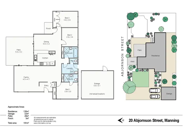 Floorplan of Homely house listing, 20 Abjornson Street, Manning WA 6152