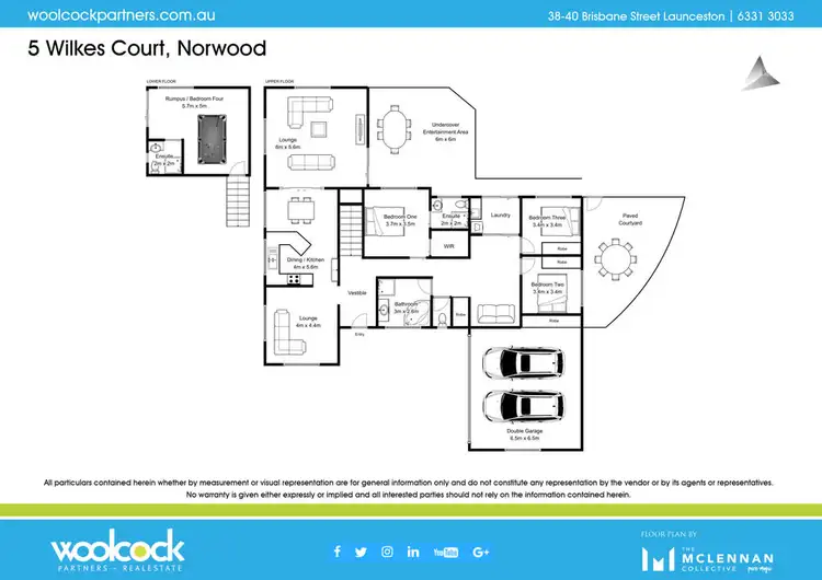 Floorplan of Homely house listing, 5 Wilkes Court, Norwood TAS 7250