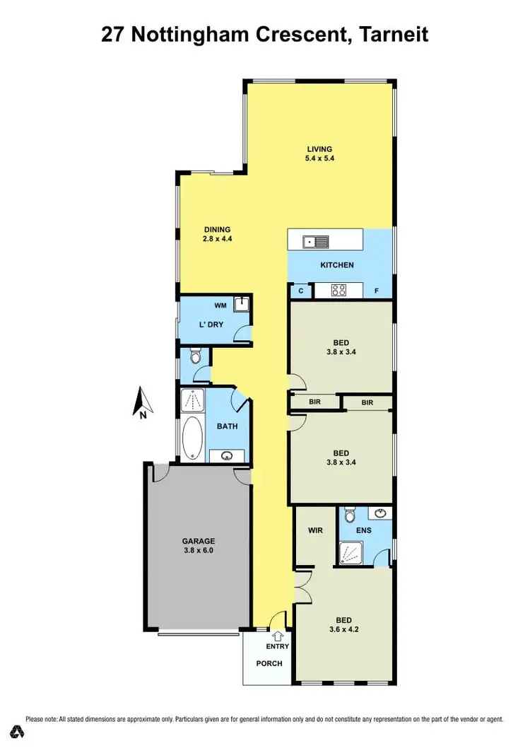 Floorplan of Homely house listing, 27 Nottingham Crescent, Tarneit VIC 3029