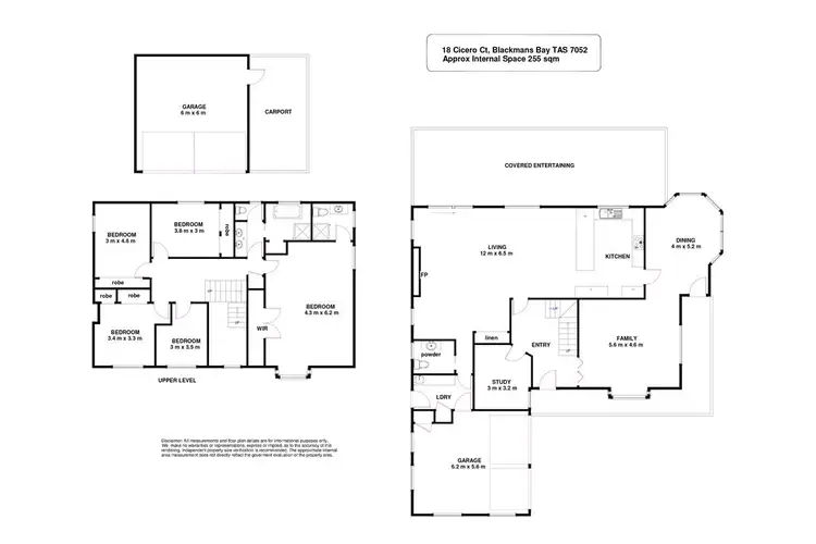 Floorplan of Homely house listing, 18 Cicero Court, Blackmans Bay TAS 7052