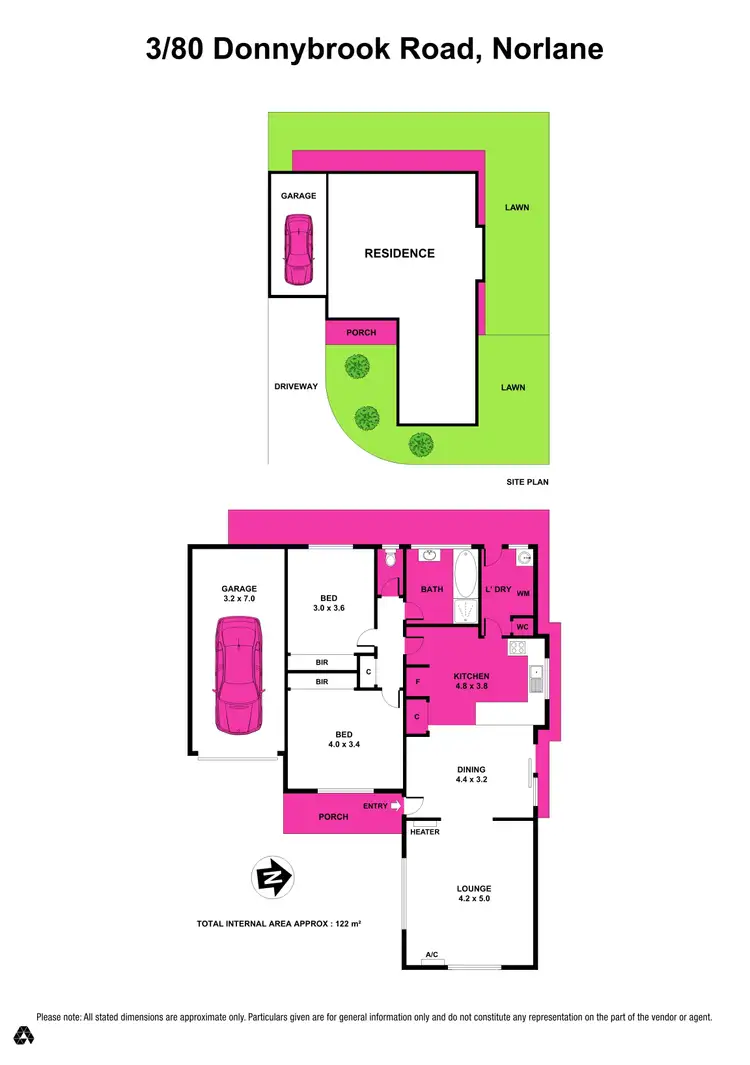 Floorplan of Homely unit listing, 3/80 Donnybrook Road, Norlane VIC 3214