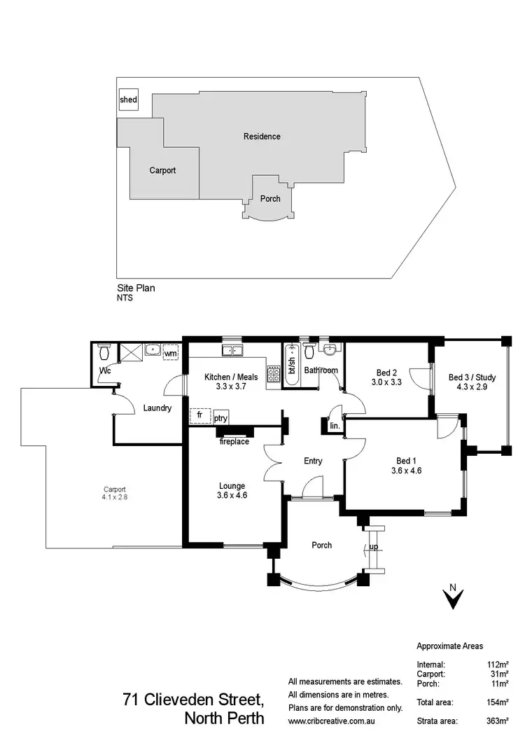 Floorplan of Homely house listing, 71 Clieveden Street, North Perth WA 6006