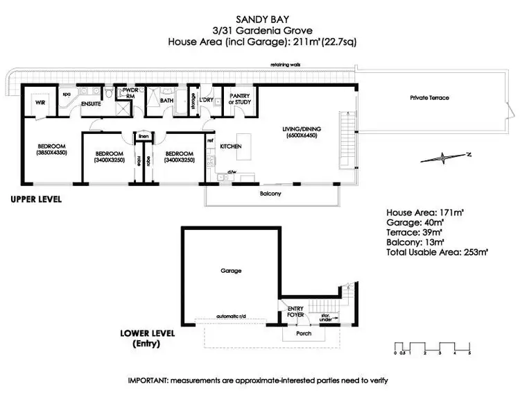Floorplan of Homely house listing, 3/31 Gardenia Grove, Sandy Bay TAS 7005