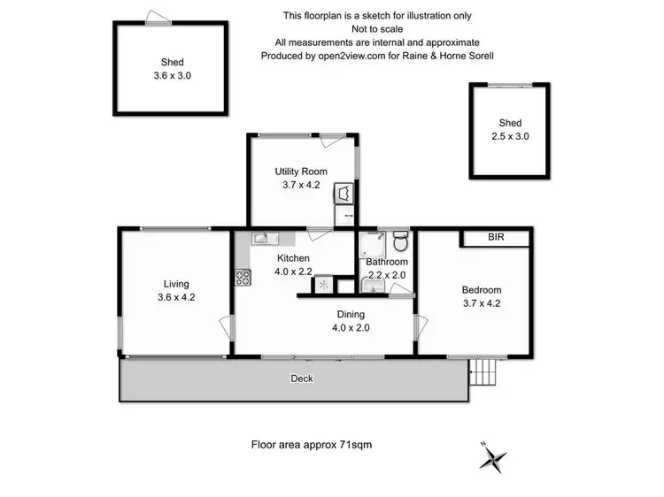 Floorplan of Homely house listing, 23 Brady Street, Midway Point TAS 7171