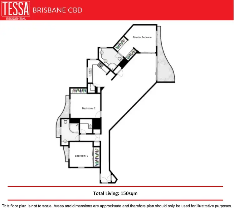 Floorplan of Homely apartment listing, 29/501 Queen Street, Brisbane City QLD 4000