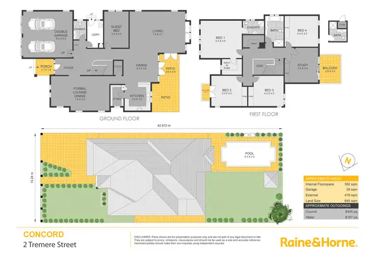 Floorplan of Homely house listing, 2 Tremere Street, Concord NSW 2137