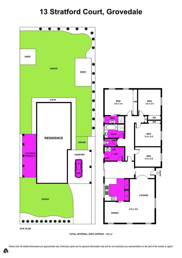 Floorplan of Homely house listing, 13 Stratford Court, Grovedale VIC 3216