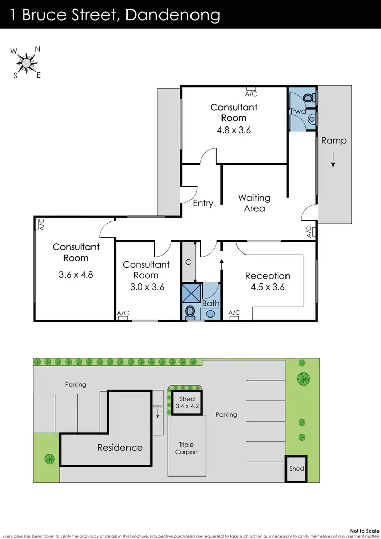 Floorplan of Homely house listing, 1 Bruce Street, Dandenong VIC 3175