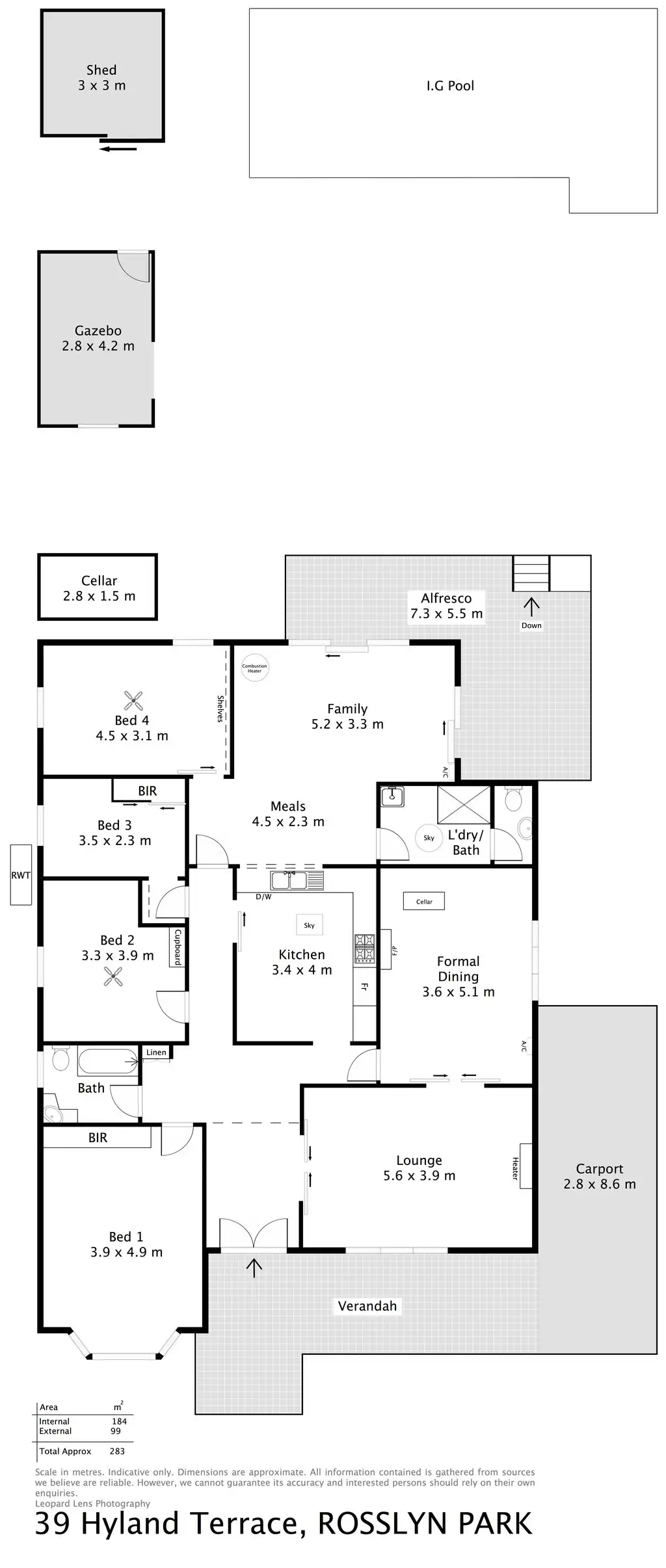 Floorplan of Homely house listing, 39 Hyland Terrace, Rosslyn Park SA 5072