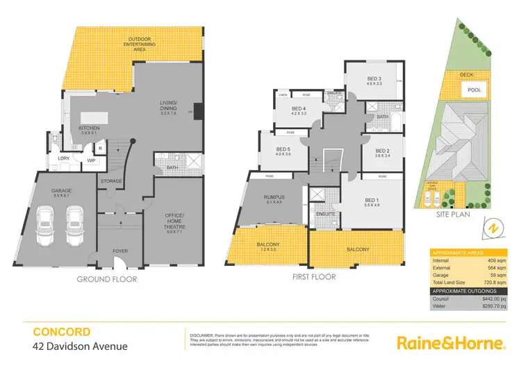Floorplan of Homely house listing, 42 Davidson Avenue, Concord NSW 2137