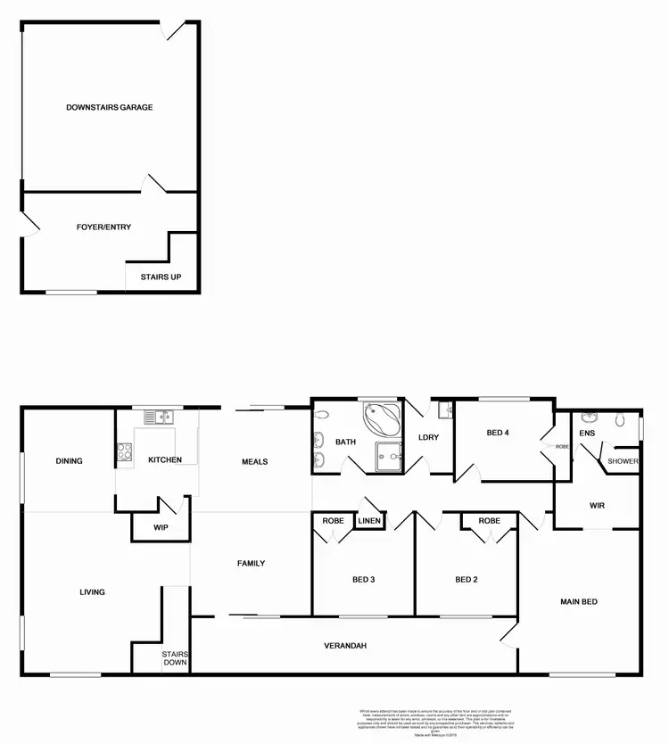 Floorplan of Homely house listing, 1 Jenna Drive, Raworth NSW 2321