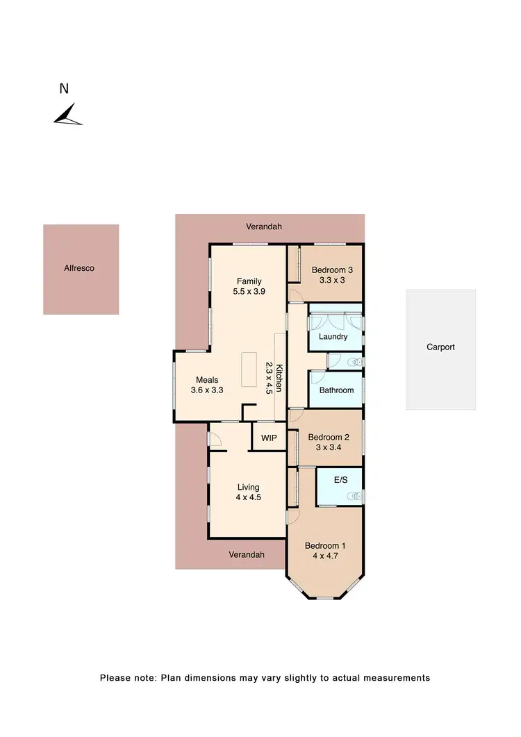 Floorplan of Homely house listing, 8 Bryant Court, Ballan VIC 3342