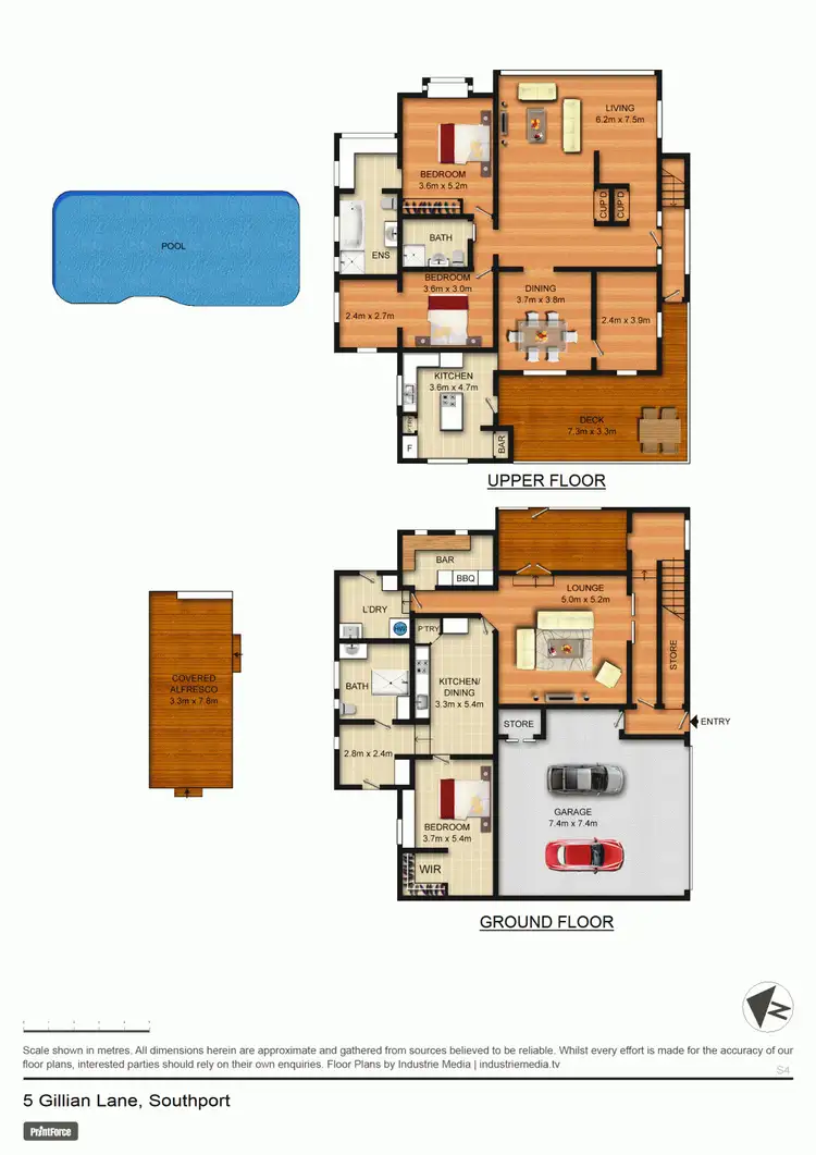 Floorplan of Homely house listing, 5 Gillian Lane, Southport QLD 4215