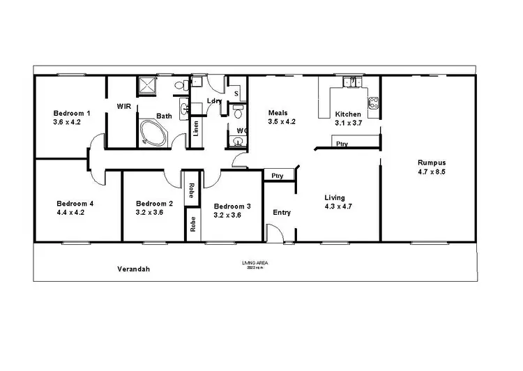 Floorplan of Homely house listing, 194 Chapple Road, Winkie via, Berri SA 5343