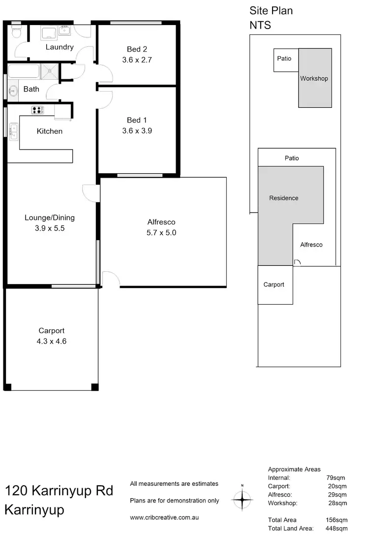 Floorplan of Homely house listing, 120 Karrinyup Road, Karrinyup WA 6018