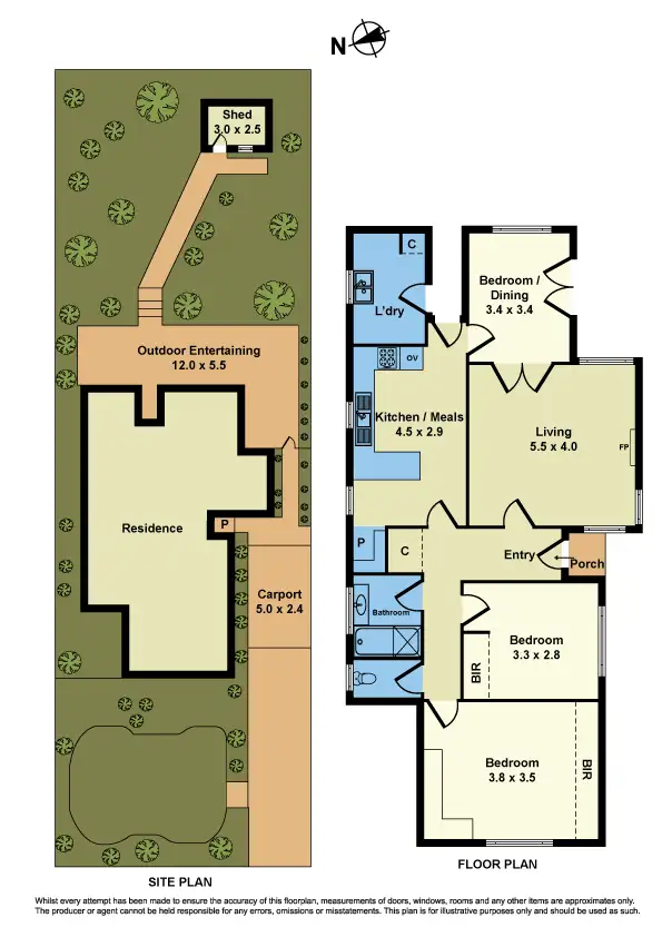 Floorplan of Homely house listing, 296 Douglas Parade, Newport VIC 3015