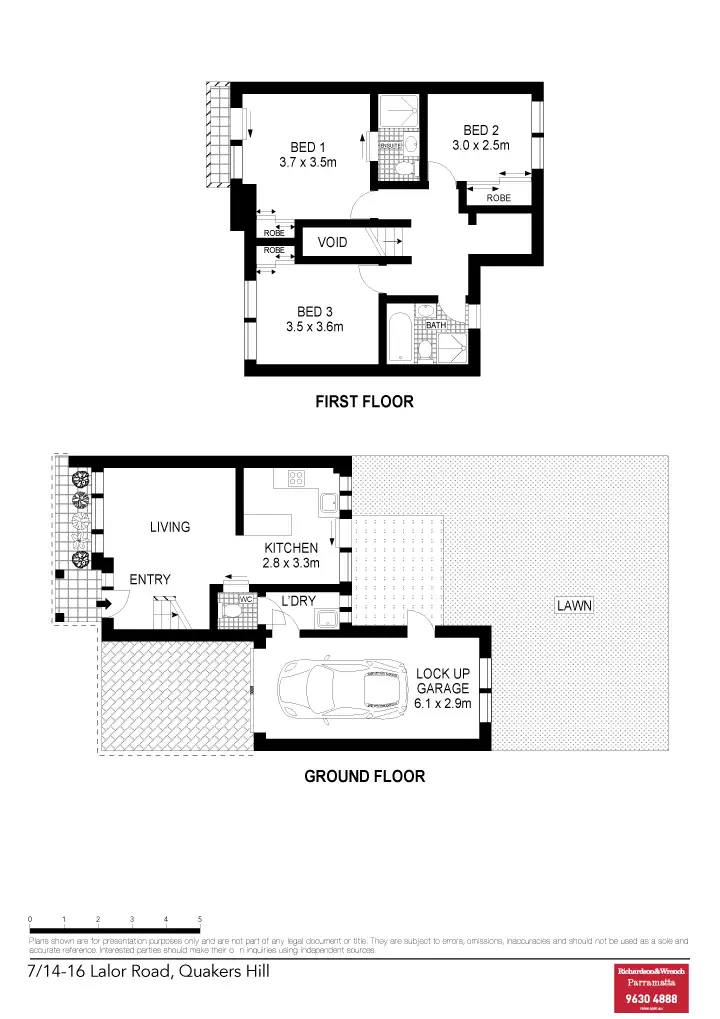 Floorplan of Homely townhouse listing, 7/14-16 Lalor Road, Quakers Hill NSW 2763