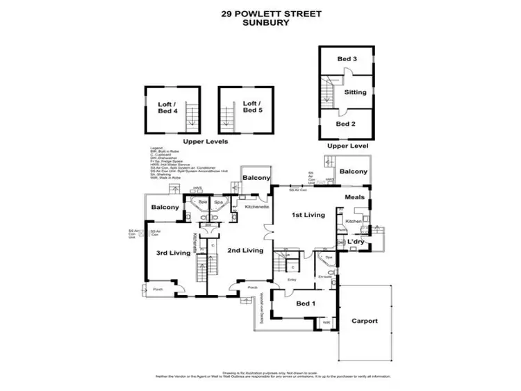 Floorplan of Homely house listing, 29 Powlett Street, Sunbury VIC 3429