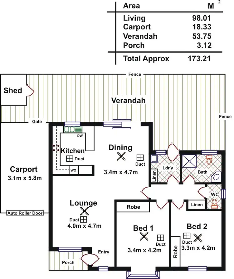 Floorplan of Homely house listing, Unit 2/41 Redbanks Road, Willaston SA 5118