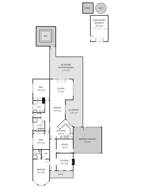 Floorplan of Homely house listing, 8 Mayfin Court, Sunbury VIC 3429